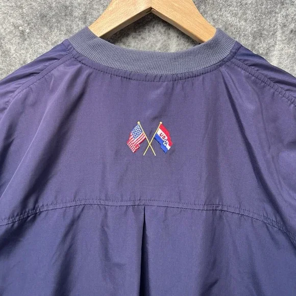Vintage USGA 1894 Pullover Mens Large Golf Jacket Made USA 90s - Picture 7 of 7